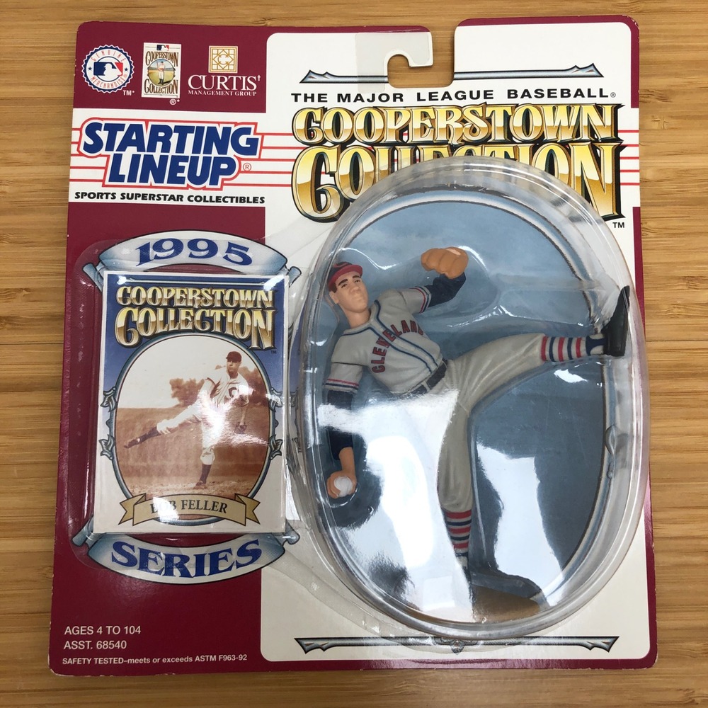 Kenner‎ Starting Lineup Bob Feller Cleveland Indians 1995 Cooperstown Figure